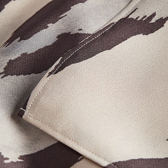 Express Leopard Print Satin Cowl Neck Slip Dress - Picture 5 of 5